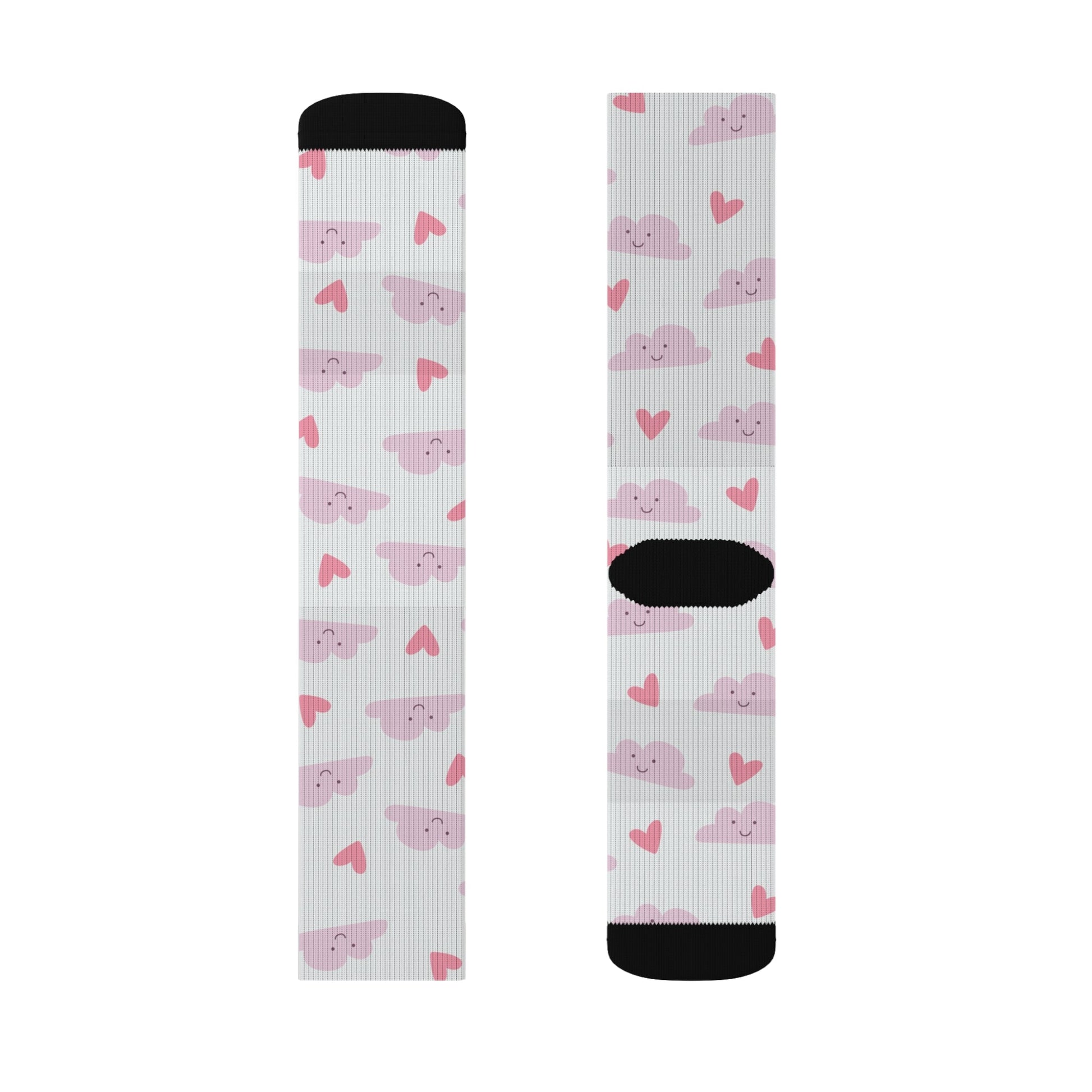 Heart on Cloud Socks - Sublimation - JennyCool