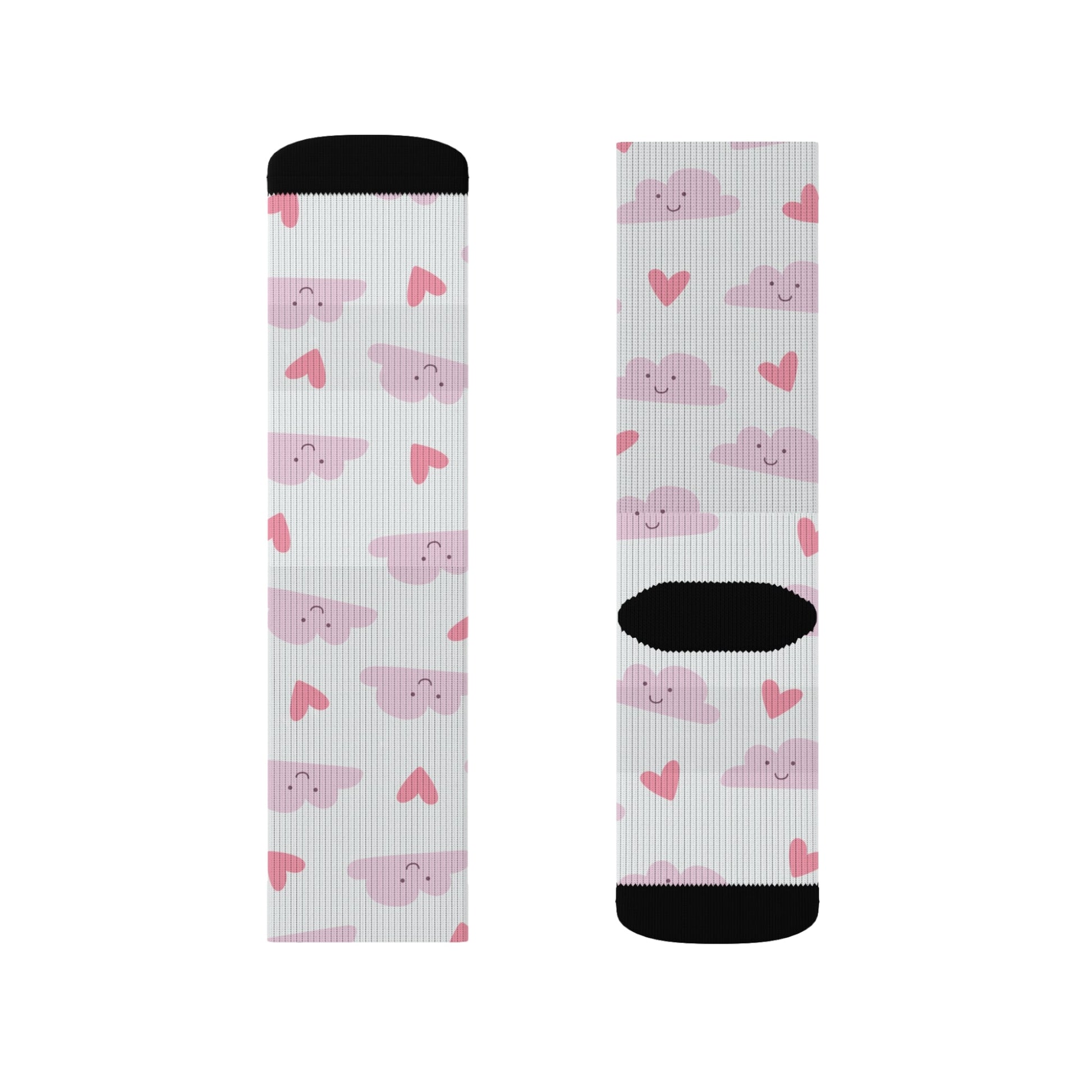 Heart on Cloud Socks - Sublimation - JennyCool