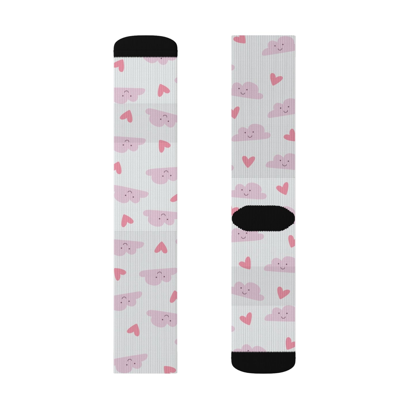 Heart on Cloud Socks - Sublimation - JennyCool