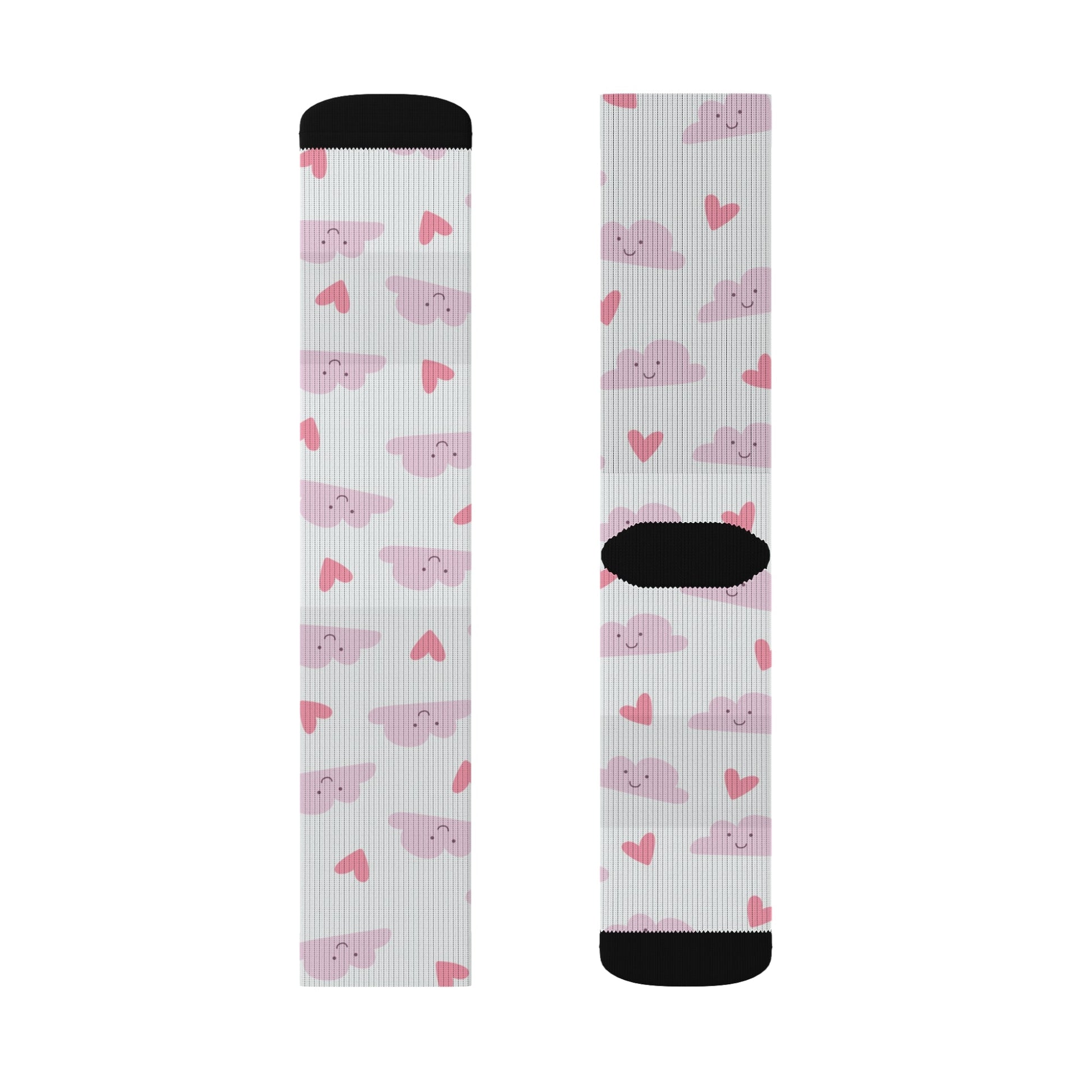 Heart on Cloud Socks - Sublimation - JennyCool