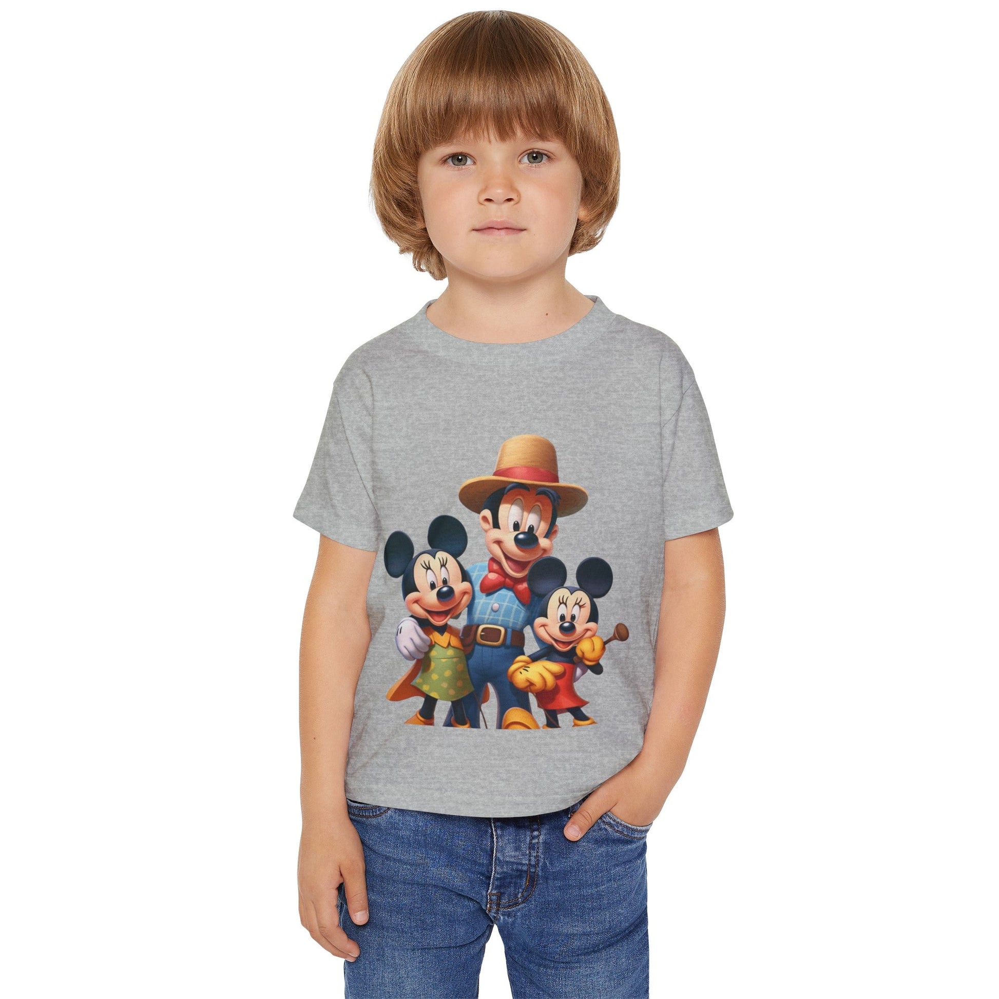 Heavy Cotton™ Toddler T-shirt with Disney Characters - JennyCool