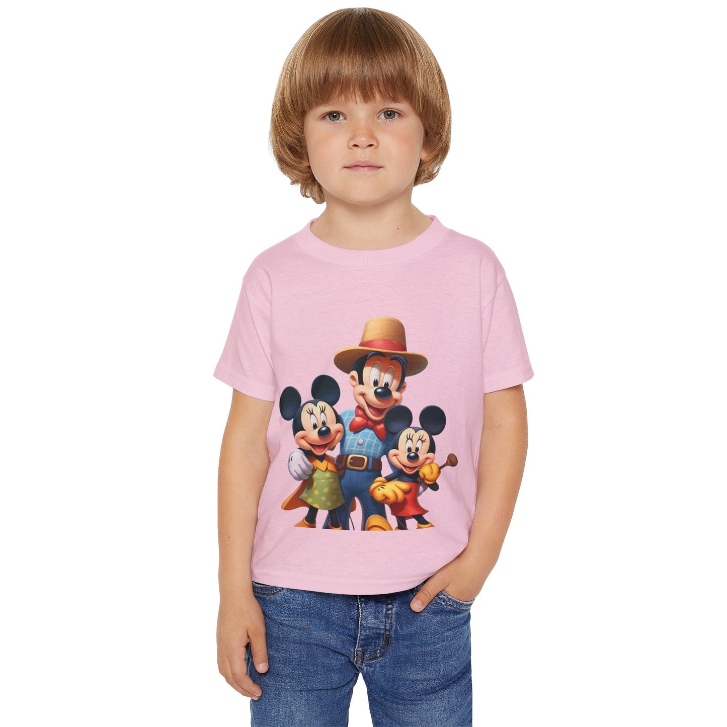 Heavy Cotton™ Toddler T-shirt with Disney Characters - JennyCool