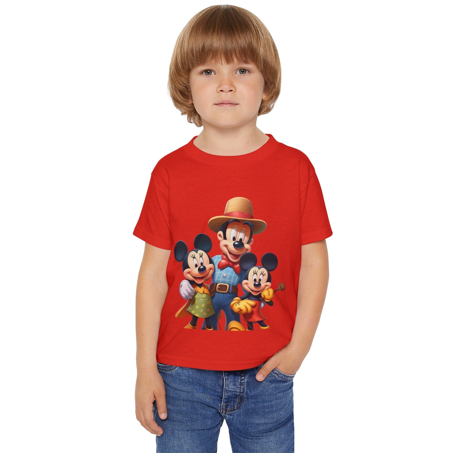 Heavy Cotton™ Toddler T-shirt with Disney Characters - JennyCool