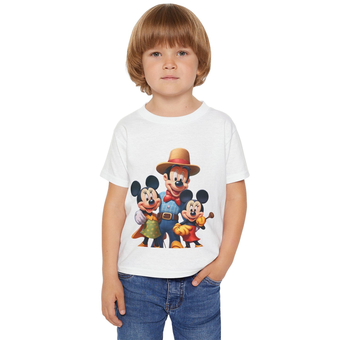 Heavy Cotton™ Toddler T-shirt with Disney Characters - JennyCool