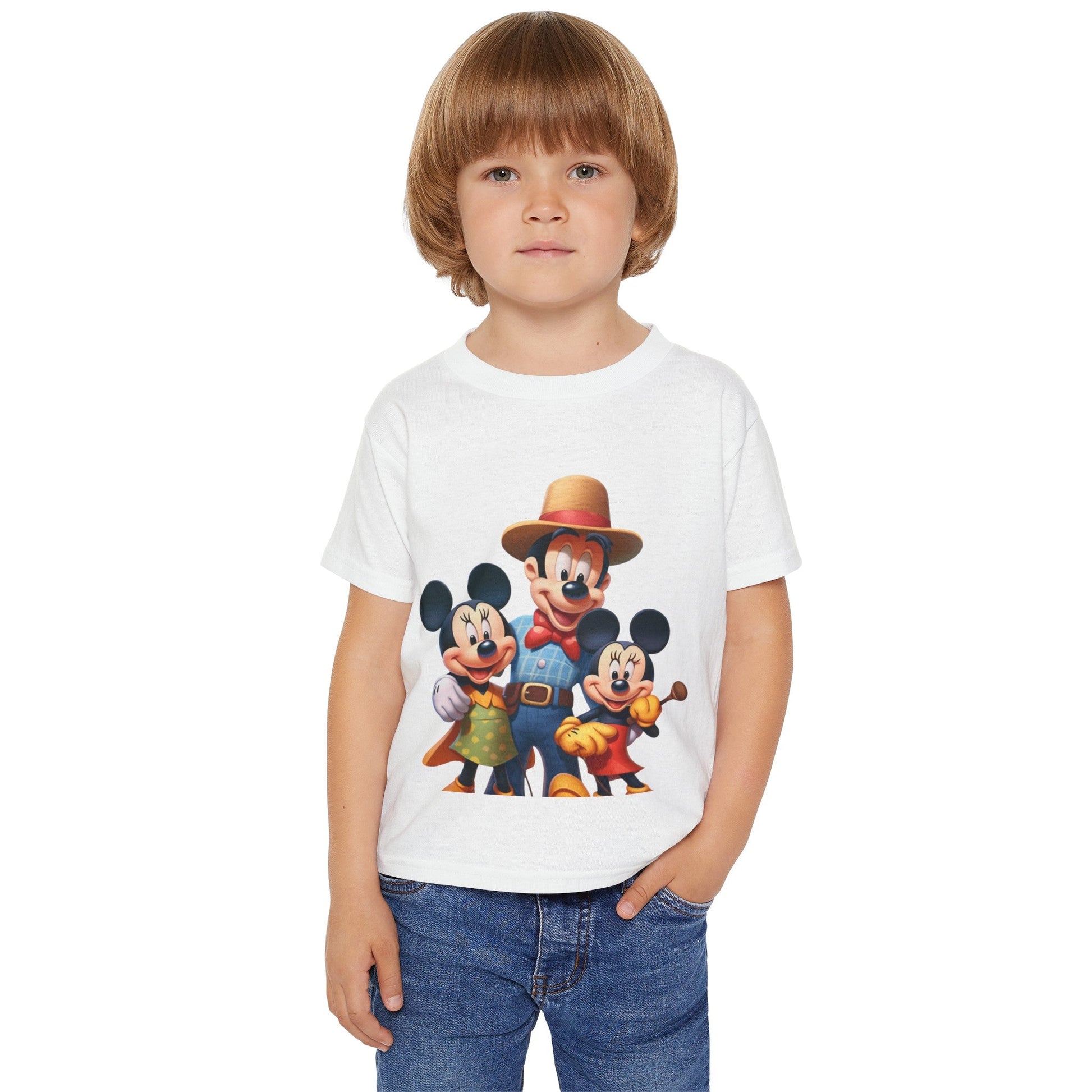 Heavy Cotton™ Toddler T-shirt with Disney Characters - JennyCool