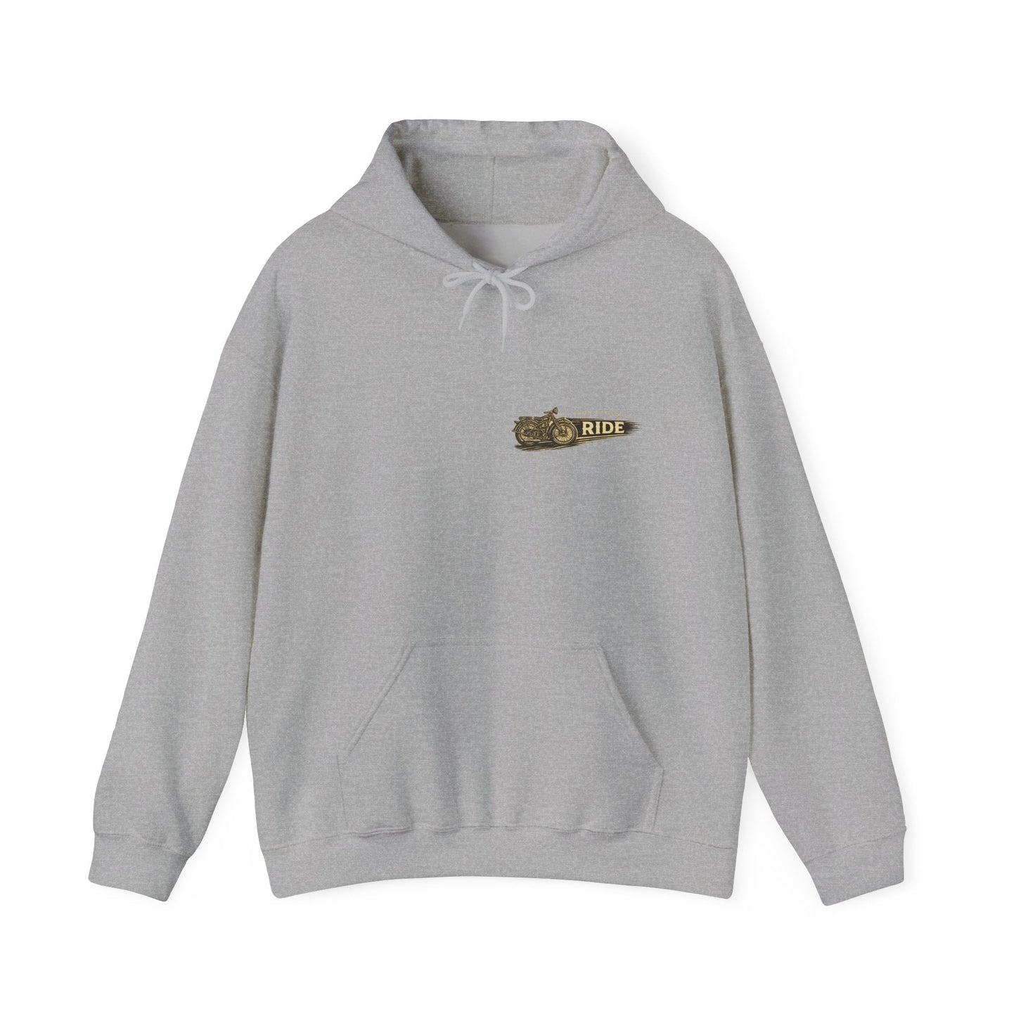 Iron Legacy Ride Free Motorcycle Hoodie – Vintage Biker Graphic Pullover – Unisex Midweight Streetwear - JennyCool