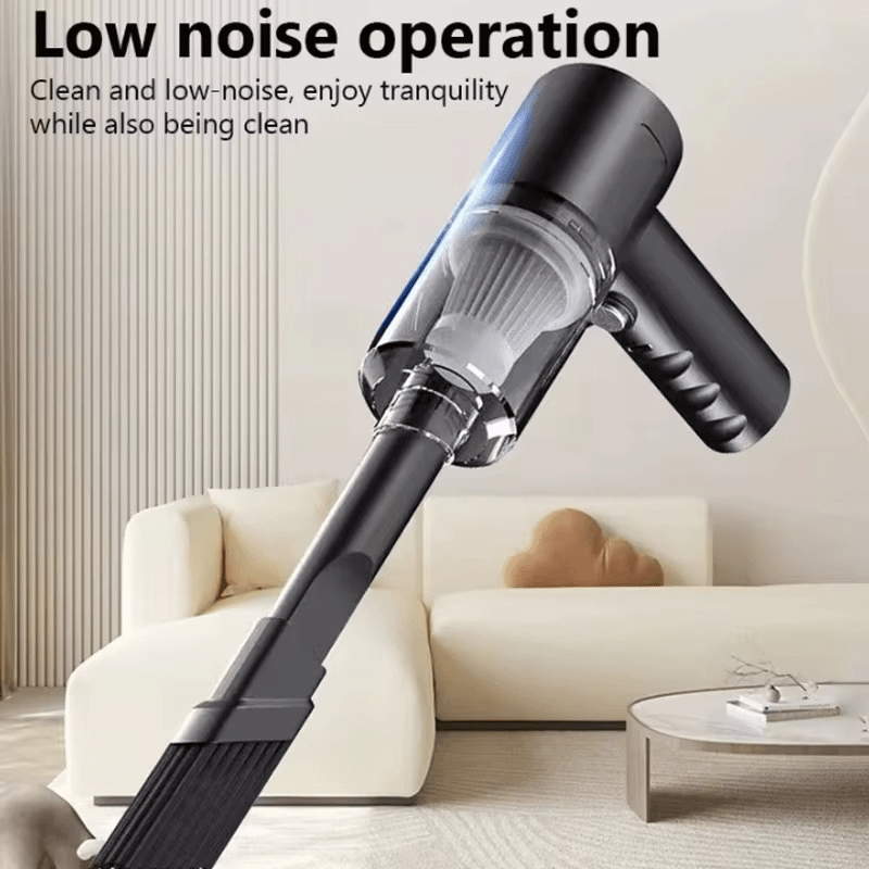 JC Auto Wireless Car Vacuum Cleaner – 12000Pa High Power Portable Cleaner for Car & Home (Type - C Rechargeable) - JennyCool