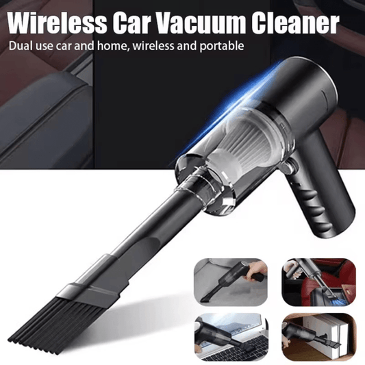 JC Auto Wireless Car Vacuum Cleaner – 12000Pa High Power Portable Cleaner for Car & Home (Type - C Rechargeable) - JennyCool