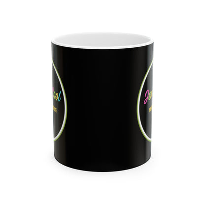 JC Black Ceramic Mug , (11oz, 15oz) - JennyCool