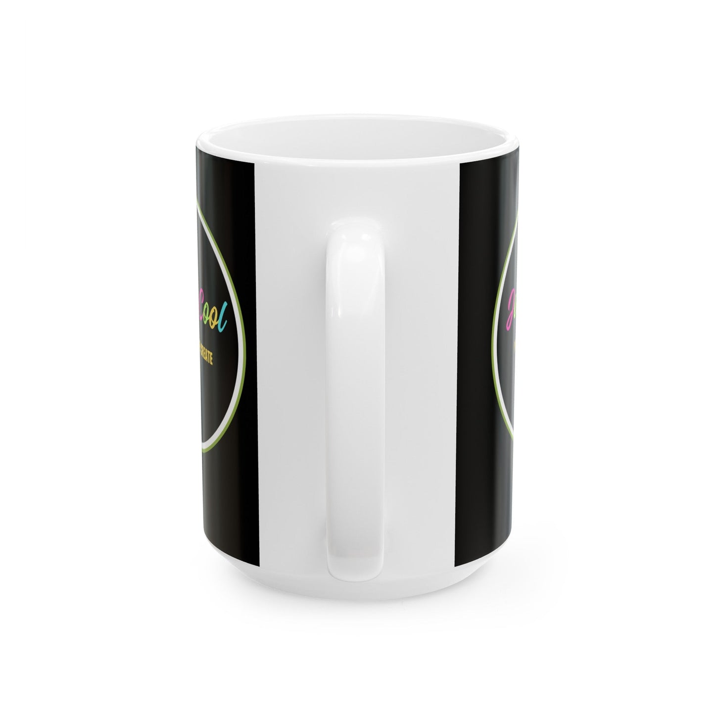 JC Black Ceramic Mug , (11oz, 15oz) - JennyCool