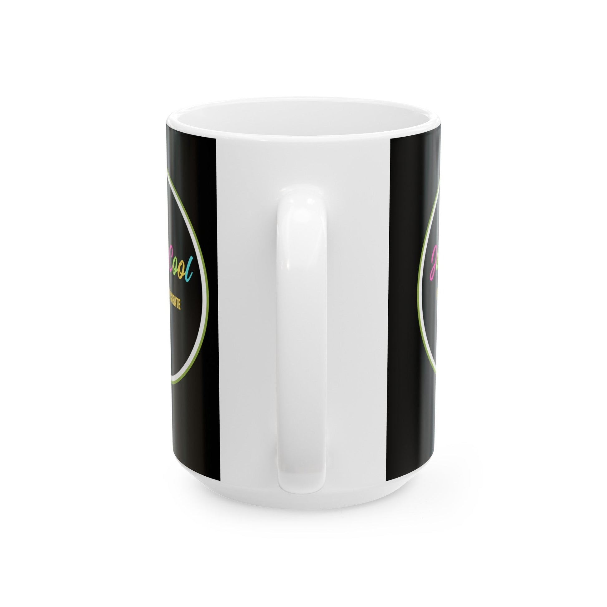 JC Black Ceramic Mug , (11oz, 15oz) - JennyCool