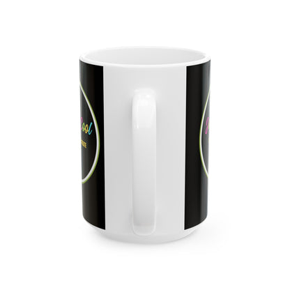 JC Black Ceramic Mug , (11oz, 15oz) - JennyCool