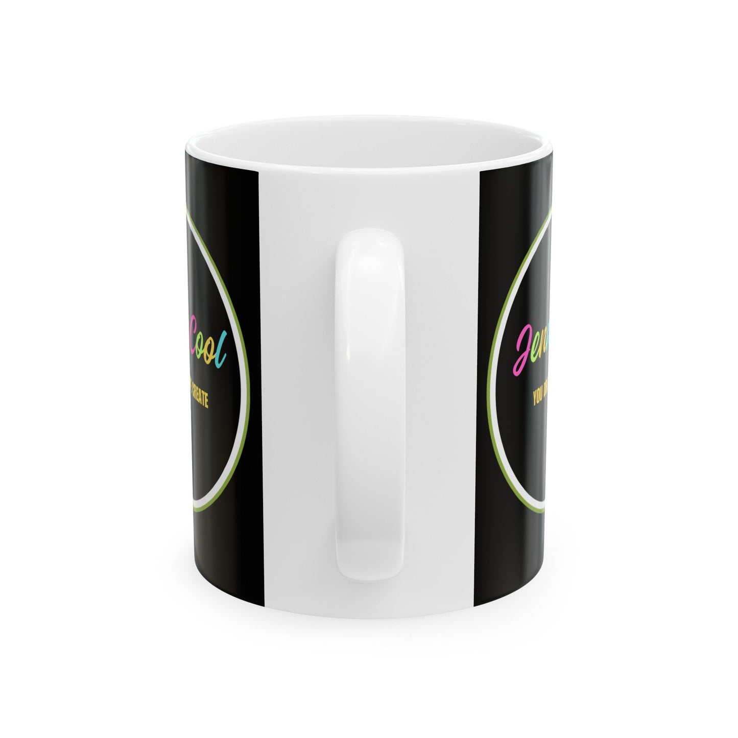 JC Black Ceramic Mug , (11oz, 15oz) - JennyCool