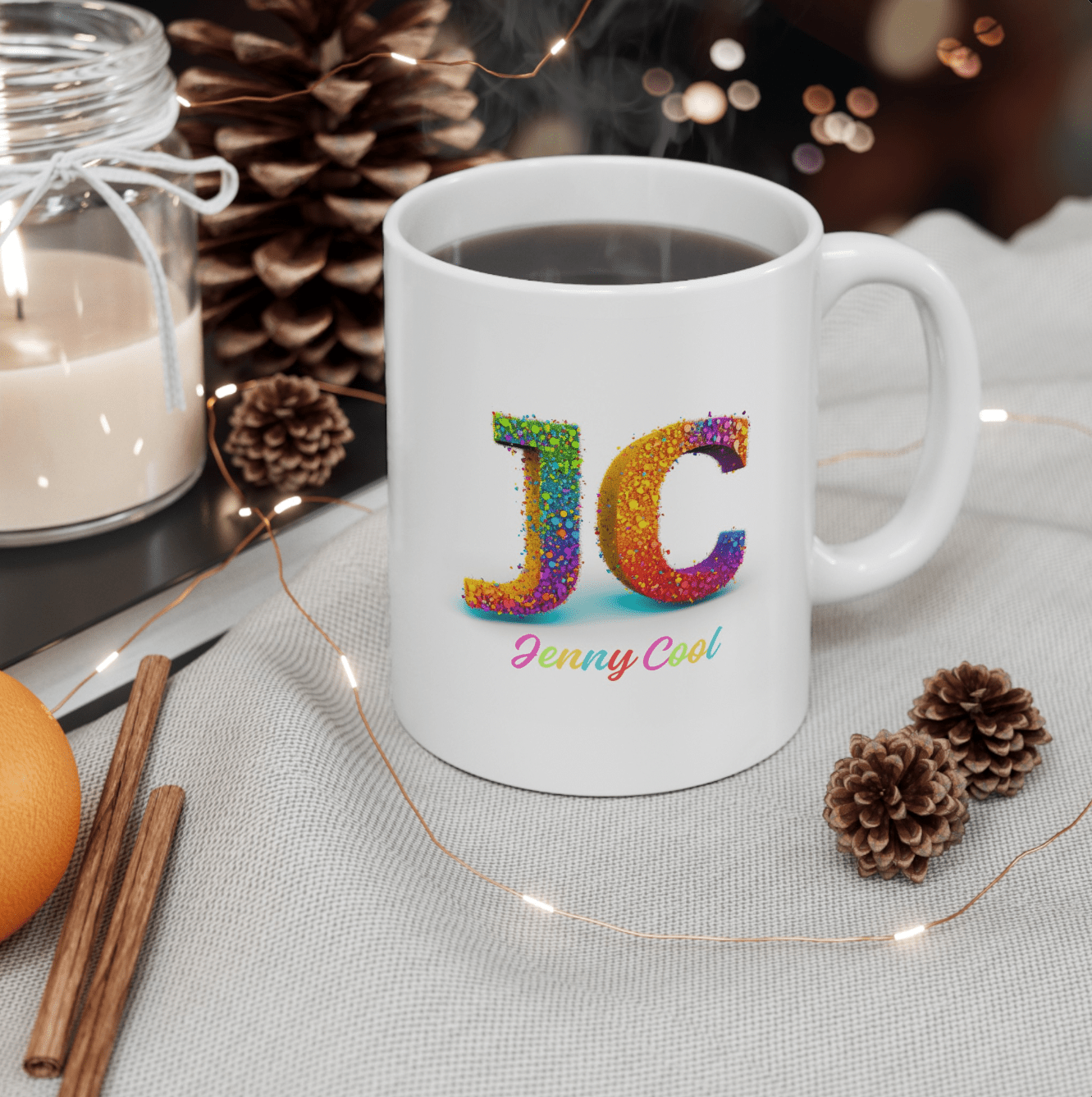 JC Ceramic Mug , (11oz, 15oz) - JennyCool