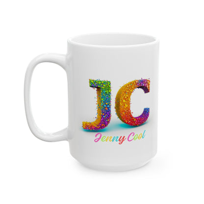 JC Ceramic Mug , (11oz, 15oz) - JennyCool