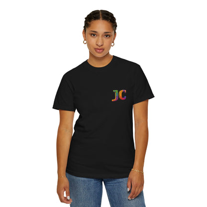 JC Signature Men’s Heavyweight Garment - Dyed T-Shirt – Relaxed Fit - JennyCool