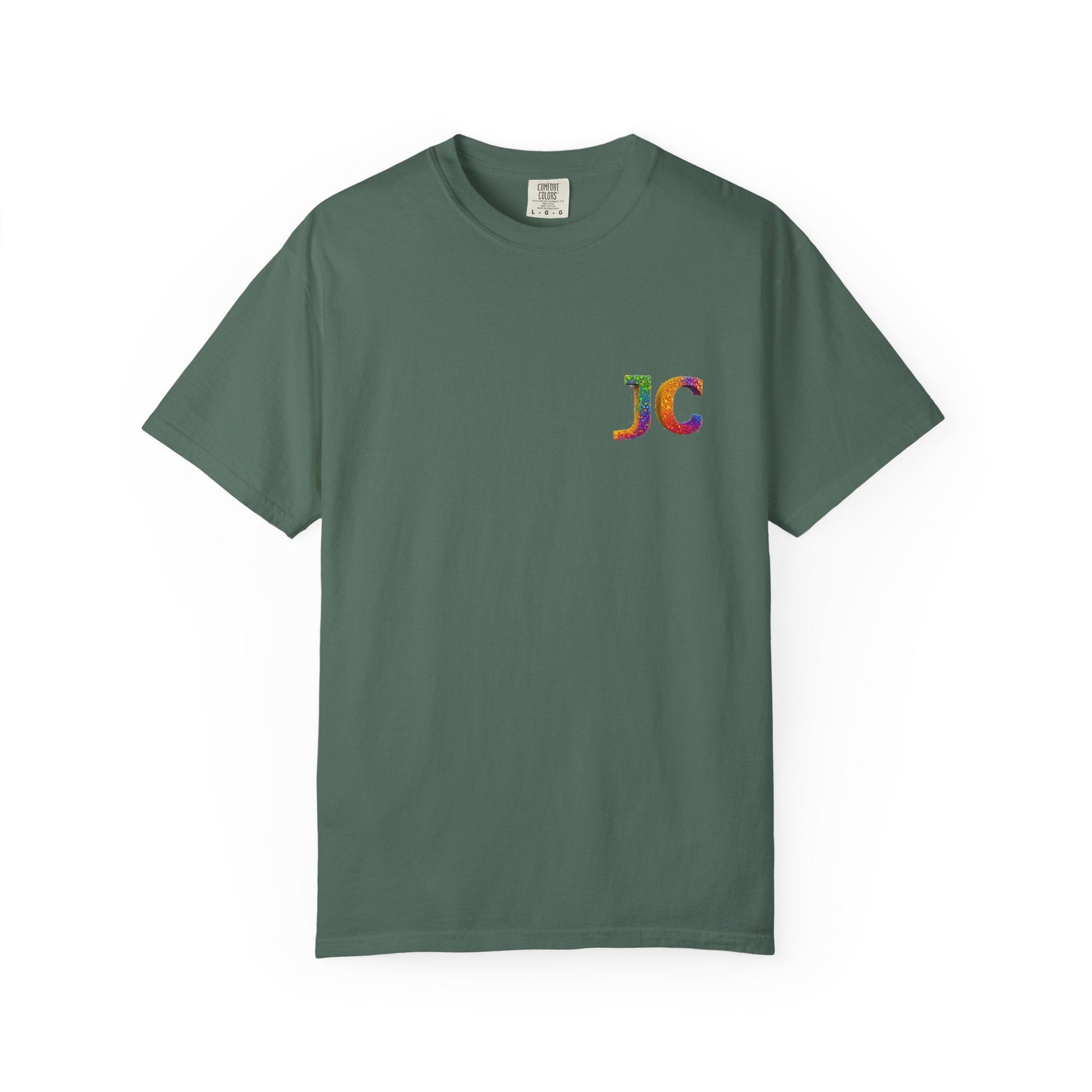 JC Signature Men’s Heavyweight Garment - Dyed T-Shirt – Relaxed Fit - JennyCool