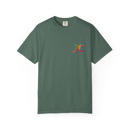 JC Signature Men’s Heavyweight Garment - Dyed T-Shirt – Relaxed Fit - JennyCool