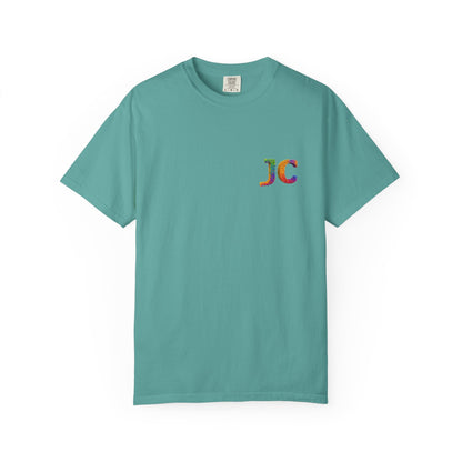 JC Signature Men’s Heavyweight Garment - Dyed T-Shirt – Relaxed Fit - JennyCool