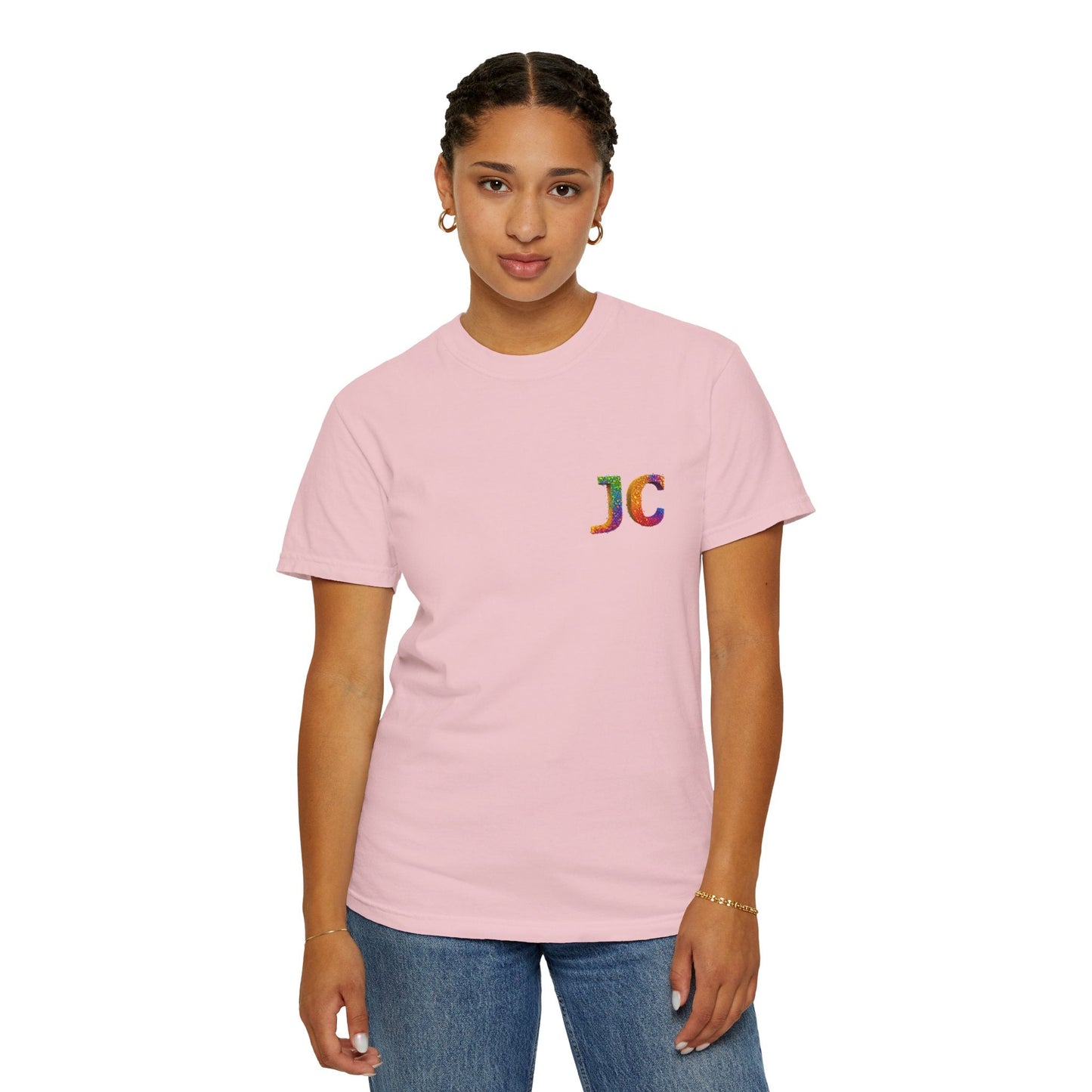 JC Signature Men’s Heavyweight Garment - Dyed T-Shirt – Relaxed Fit - JennyCool