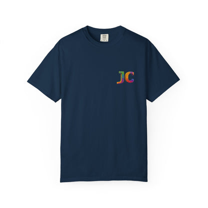 JC Signature Men’s Heavyweight Garment - Dyed T-Shirt – Relaxed Fit - JennyCool