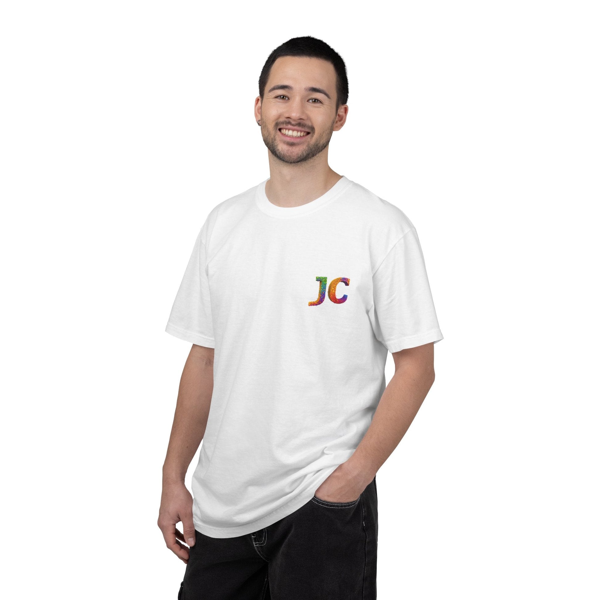 JC Signature Men’s Heavyweight Garment - Dyed T-Shirt – Relaxed Fit - JennyCool