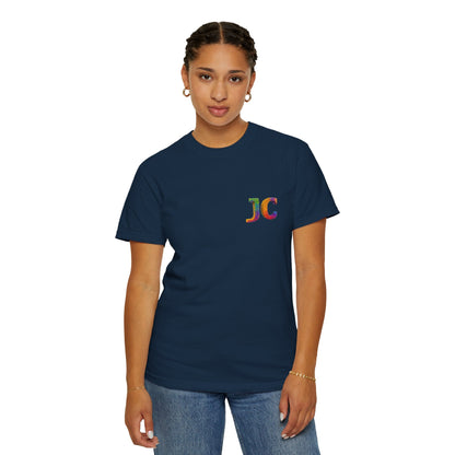 JC Signature Men’s Heavyweight Garment - Dyed T-Shirt – Relaxed Fit - JennyCool