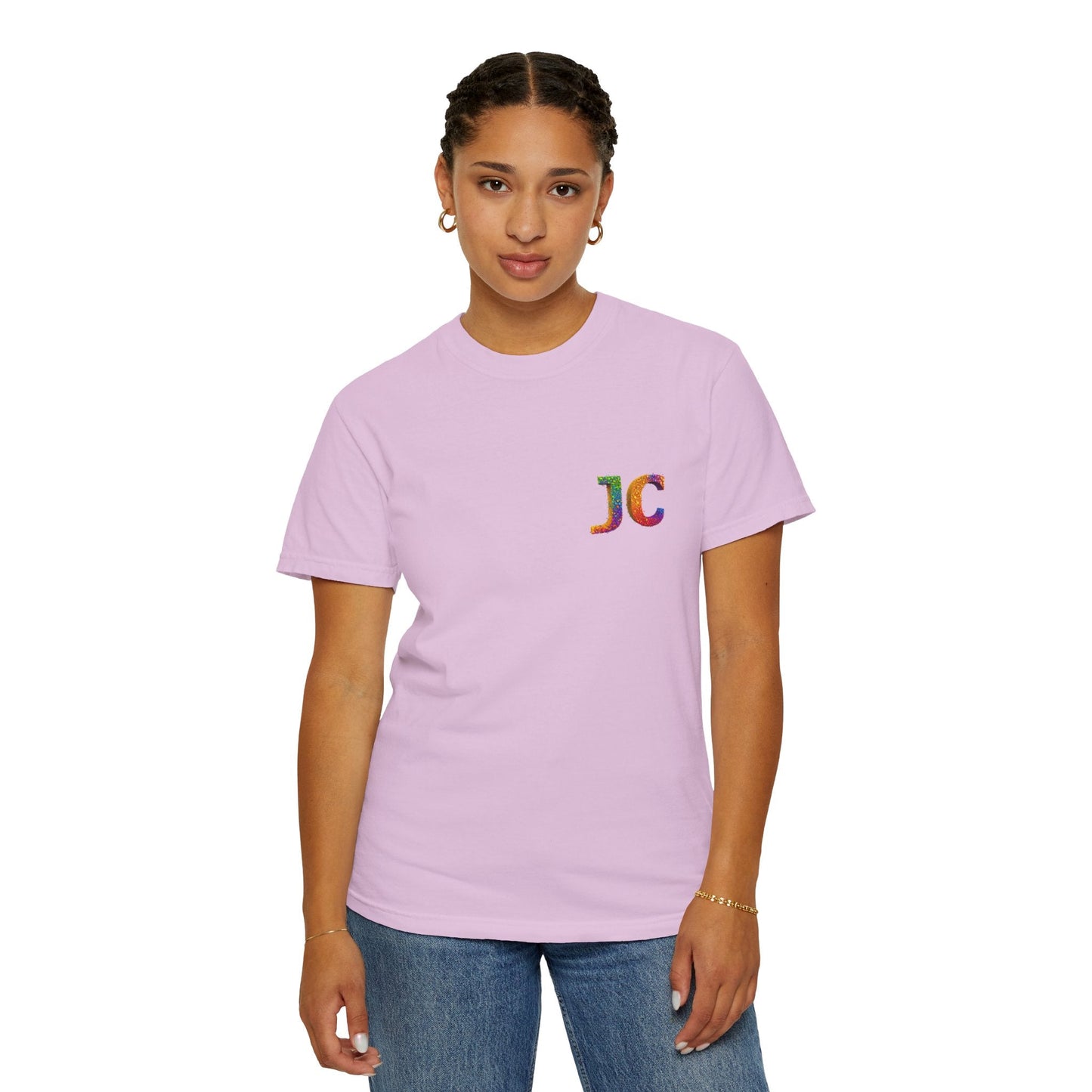 JC Signature Men’s Heavyweight Garment - Dyed T-Shirt – Relaxed Fit - JennyCool