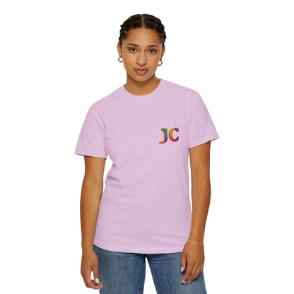 JC Signature Men’s Heavyweight Garment - Dyed T-Shirt – Relaxed Fit - JennyCool