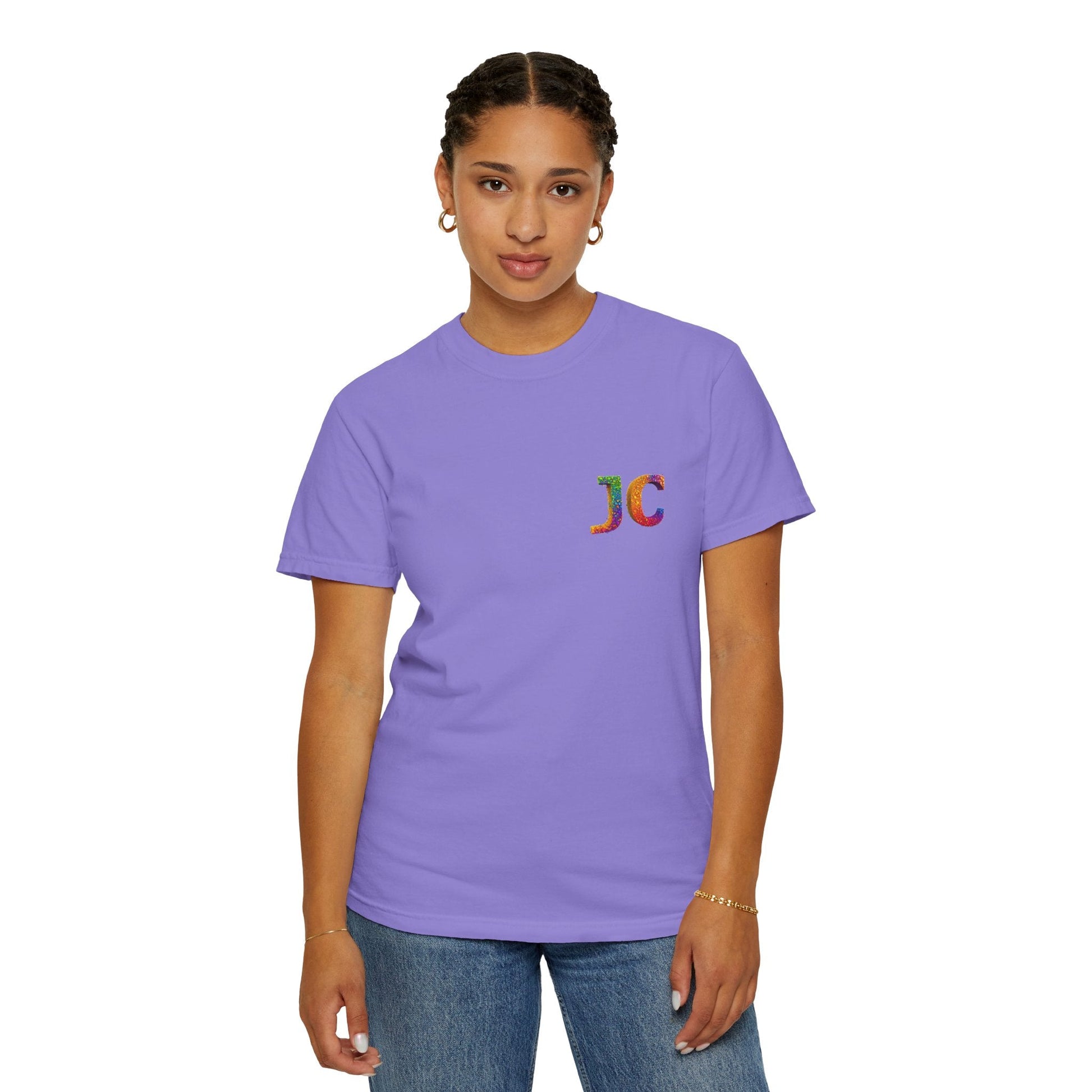 JC Signature Men’s Heavyweight Garment - Dyed T-Shirt – Relaxed Fit - JennyCool
