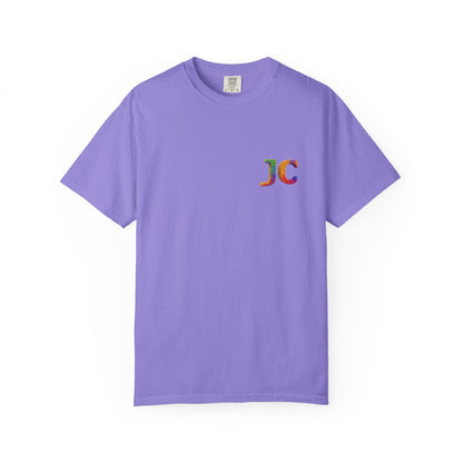 JC Signature Men’s Heavyweight Garment - Dyed T-Shirt – Relaxed Fit - JennyCool