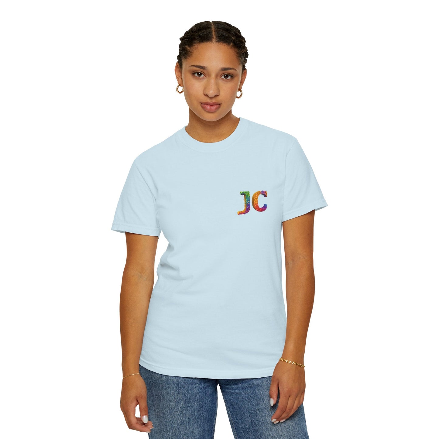 JC Signature Men’s Heavyweight Garment - Dyed T-Shirt – Relaxed Fit - JennyCool