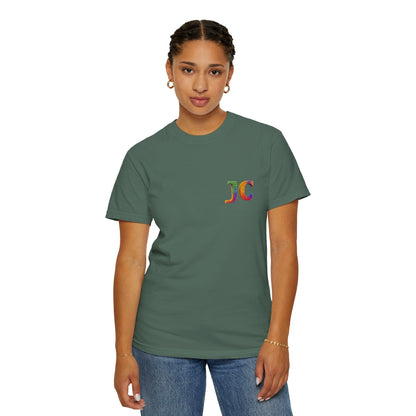JC Signature Men’s Heavyweight Garment - Dyed T-Shirt – Relaxed Fit - JennyCool