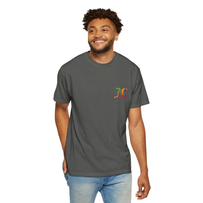 JC Signature Men’s Heavyweight Garment - Dyed T-Shirt – Relaxed Fit - JennyCool