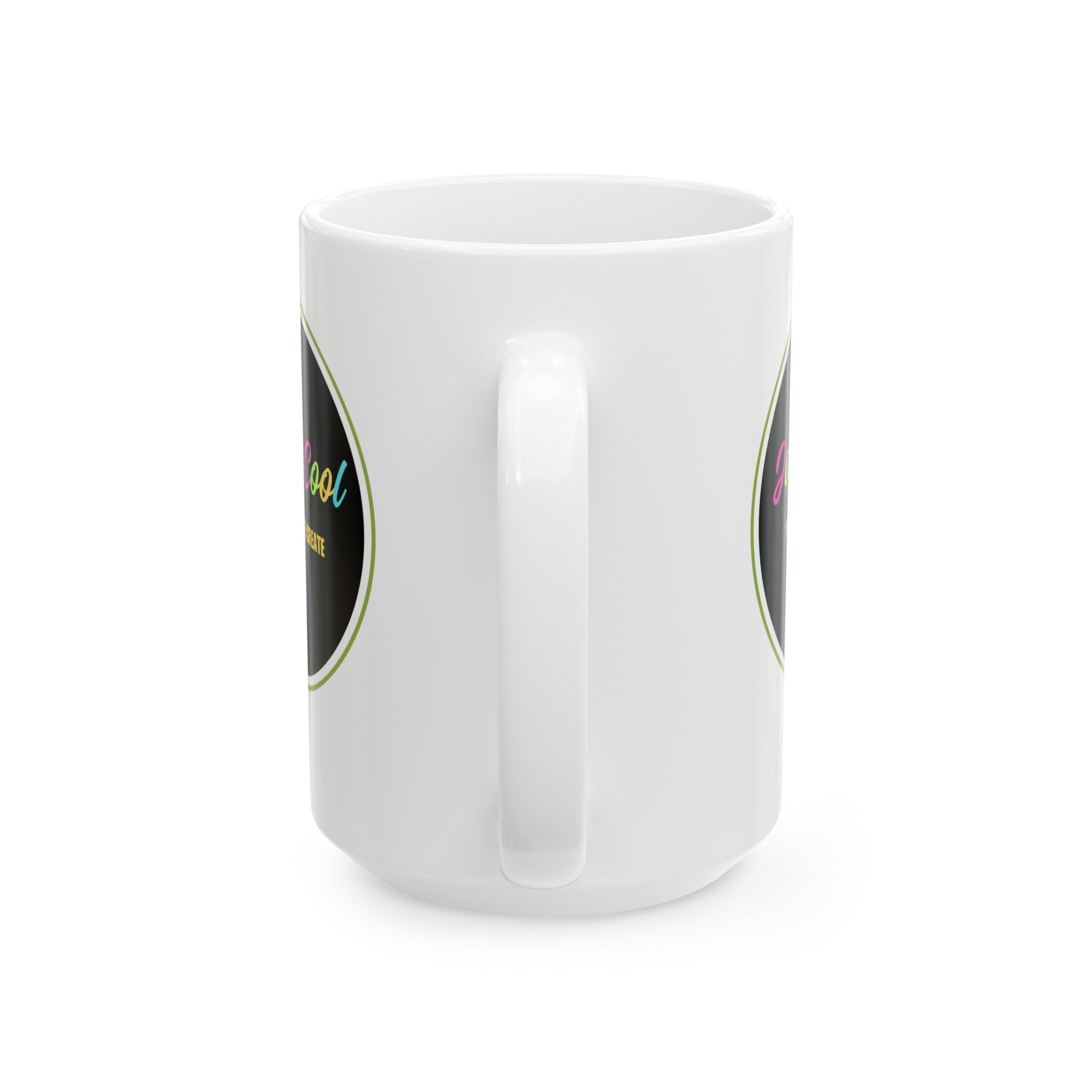 JC White Ceramic Mug , (11oz, 15oz) - JennyCool