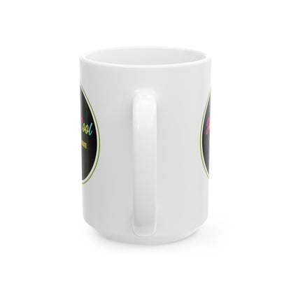 JC White Ceramic Mug , (11oz, 15oz) - JennyCool