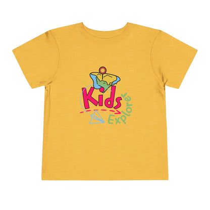 Kids Explore Toddler Tee — Colorful Adventure Graphic T-Shirt for Curious Little Explorers - JennyCool