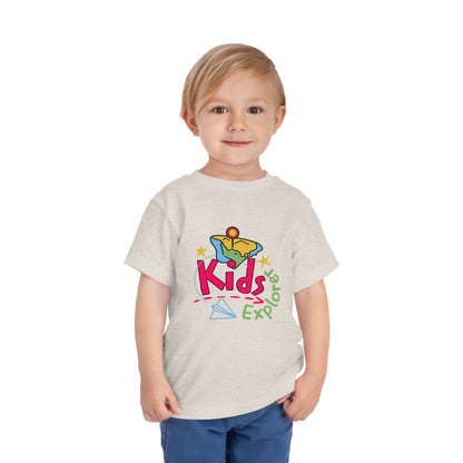 Kids Explore Toddler Tee — Colorful Adventure Graphic T-Shirt for Curious Little Explorers - JennyCool