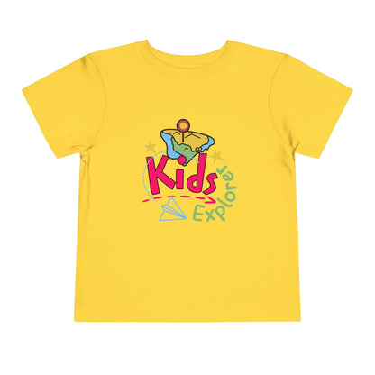 Kids Explore Toddler Tee — Colorful Adventure Graphic T-Shirt for Curious Little Explorers - JennyCool