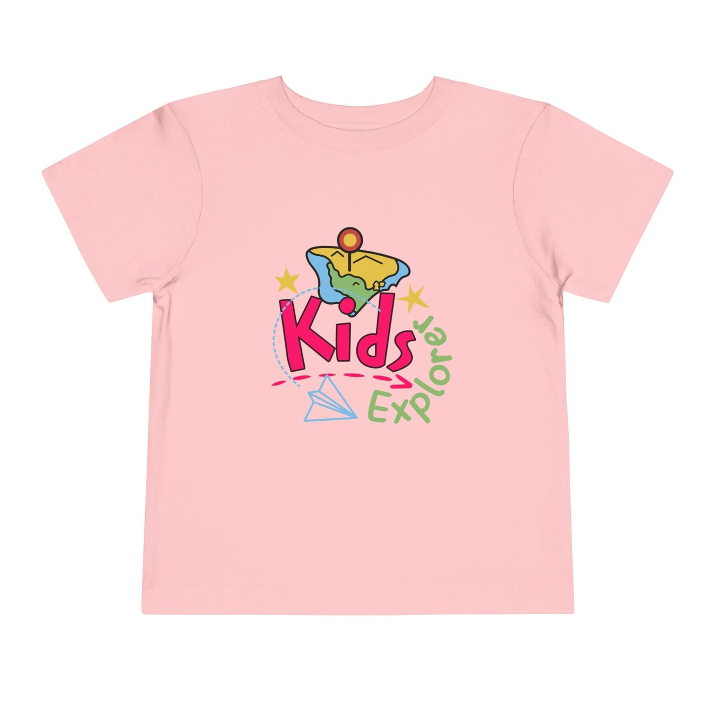 Kids Explore Toddler Tee — Colorful Adventure Graphic T-Shirt for Curious Little Explorers - JennyCool