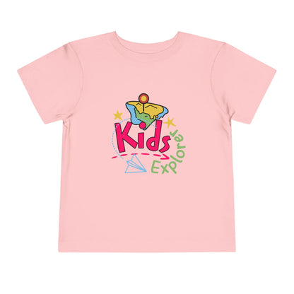 Kids Explore Toddler Tee — Colorful Adventure Graphic T-Shirt for Curious Little Explorers - JennyCool