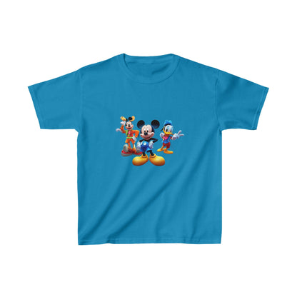 Kids Heavy Cotton™ Tee, mickey mouse printed tshirt, cartoon shirt, birthday gift for childeren, disney characters - JennyCool