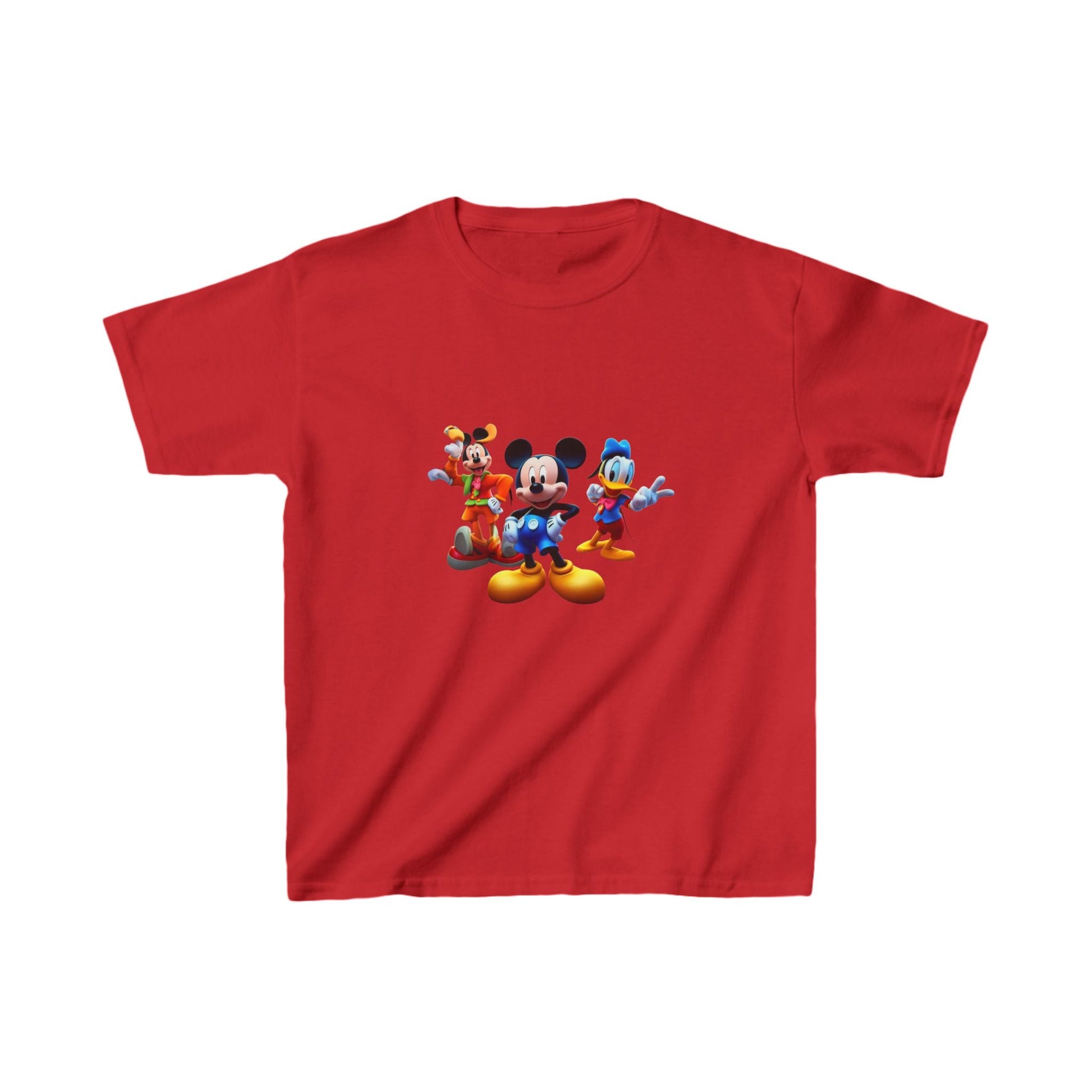 Kids Heavy Cotton™ Tee, mickey mouse printed tshirt, cartoon shirt, birthday gift for childeren, disney characters - JennyCool