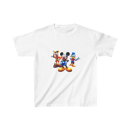 Kids Heavy Cotton™ Tee, mickey mouse printed tshirt, cartoon shirt, birthday gift for childeren, disney characters - JennyCool