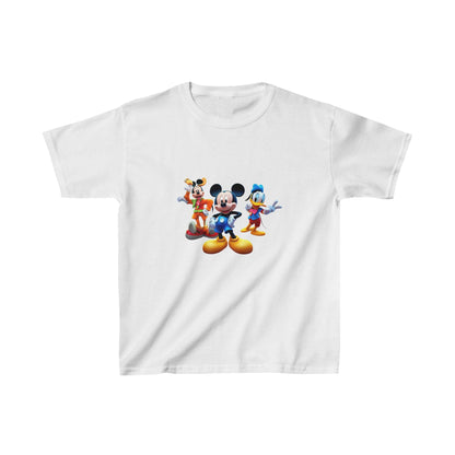 Kids Heavy Cotton™ Tee, mickey mouse printed tshirt, cartoon shirt, birthday gift for childeren, disney characters - JennyCool