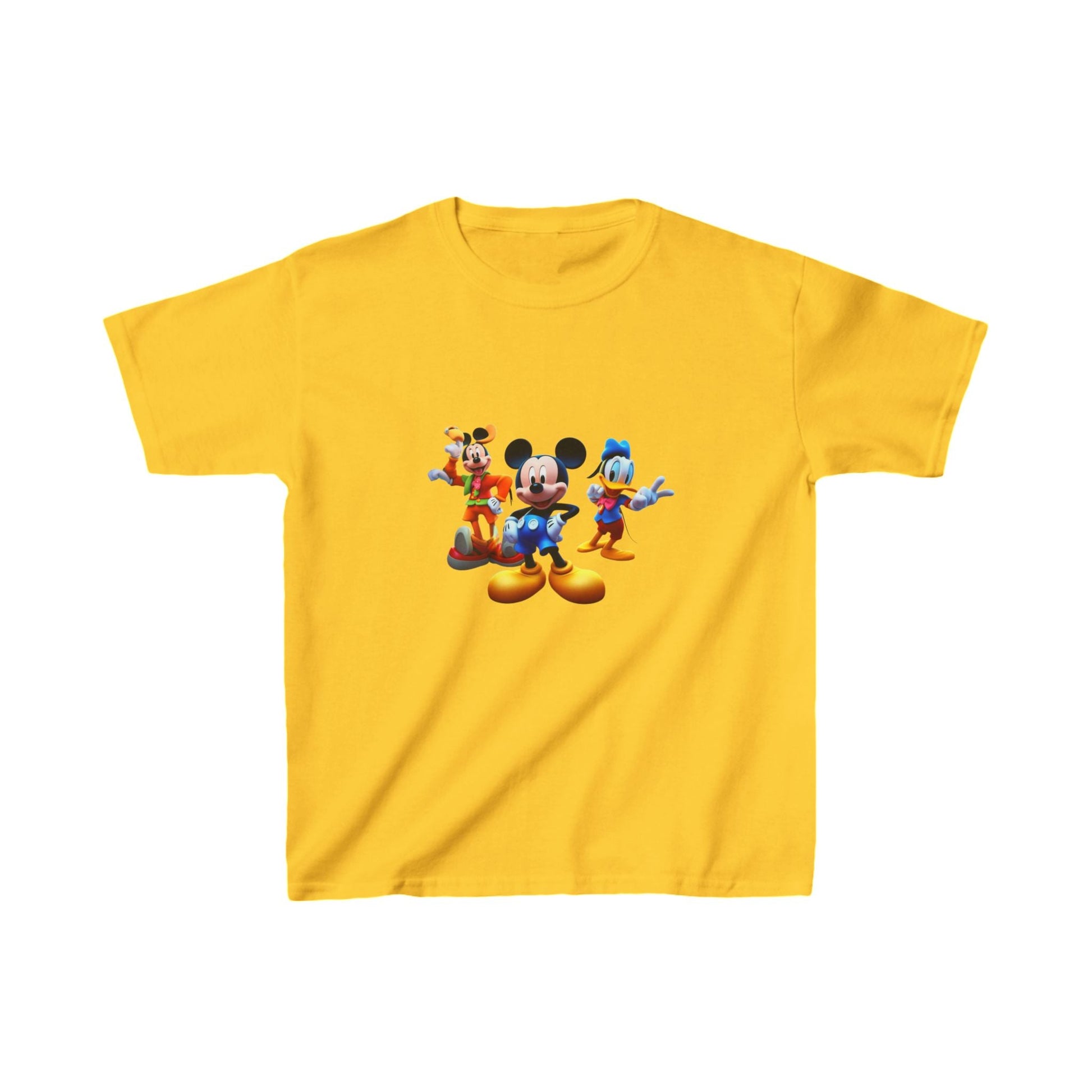 Kids Heavy Cotton™ Tee, mickey mouse printed tshirt, cartoon shirt, birthday gift for childeren, disney characters - JennyCool