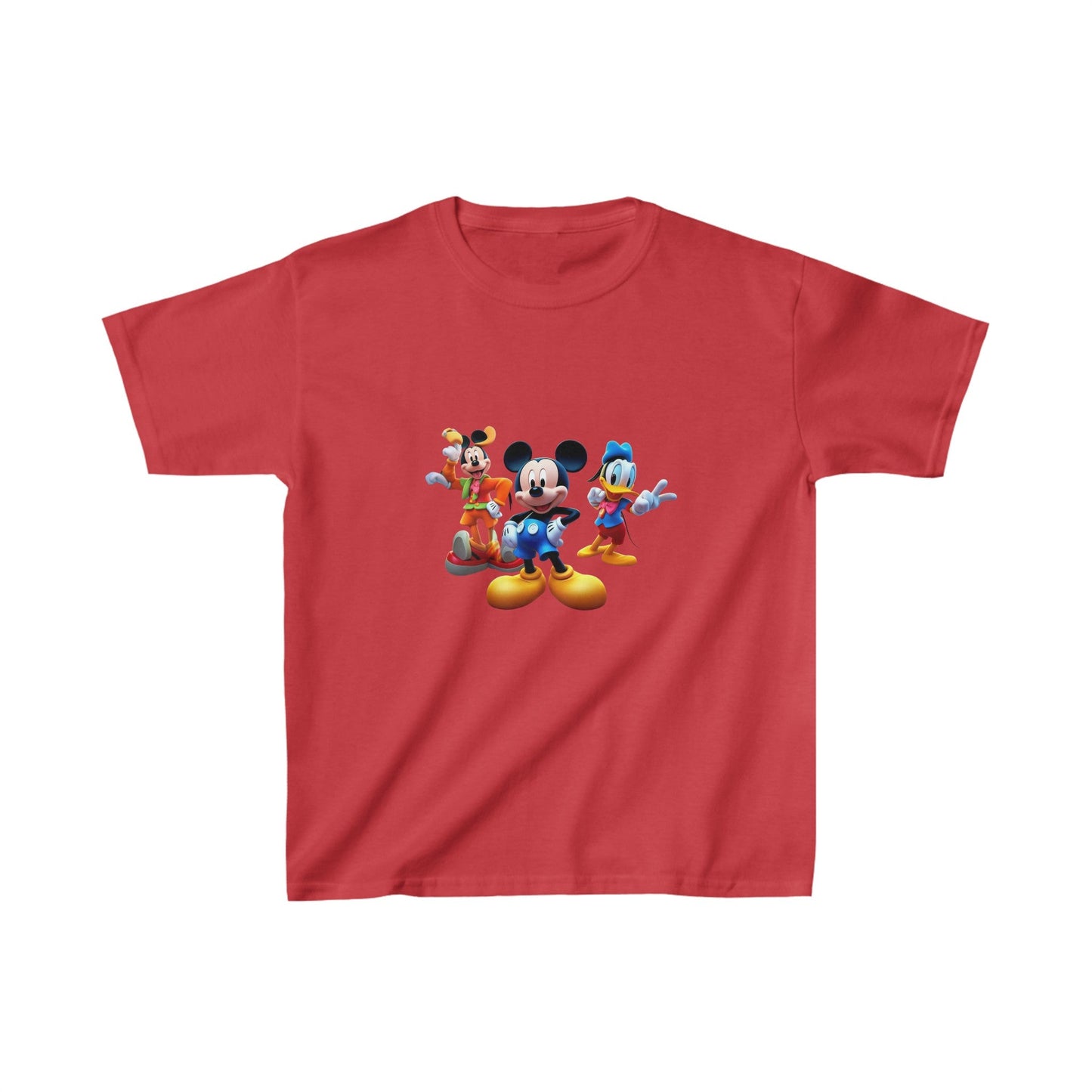 Kids Heavy Cotton™ Tee, mickey mouse printed tshirt, cartoon shirt, birthday gift for childeren, disney characters - JennyCool