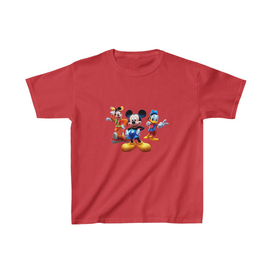 Kids Heavy Cotton™ Tee, mickey mouse printed tshirt, cartoon shirt, birthday gift for childeren, disney characters - JennyCool