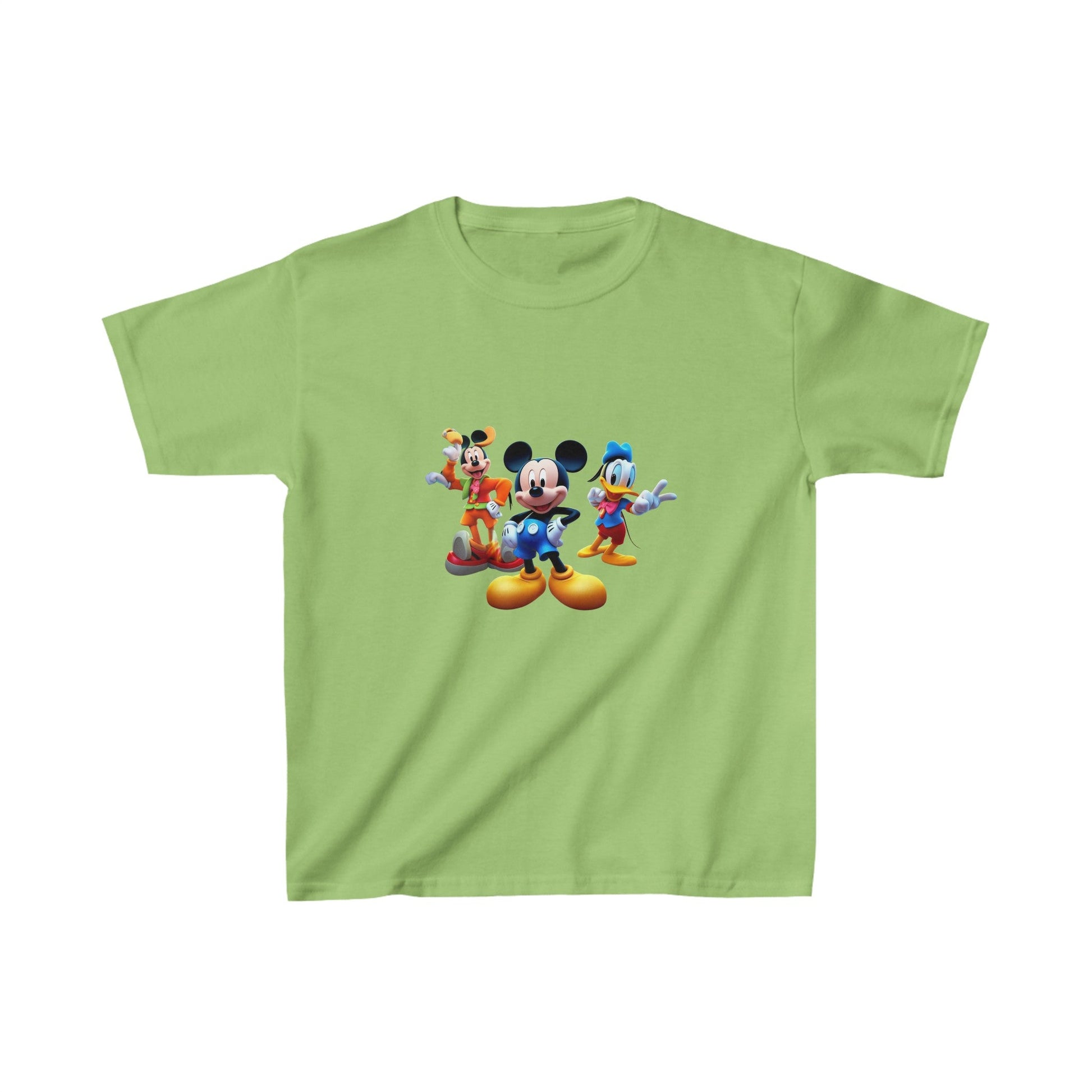 Kids Heavy Cotton™ Tee, mickey mouse printed tshirt, cartoon shirt, birthday gift for childeren, disney characters - JennyCool