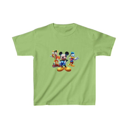 Kids Heavy Cotton™ Tee, mickey mouse printed tshirt, cartoon shirt, birthday gift for childeren, disney characters - JennyCool